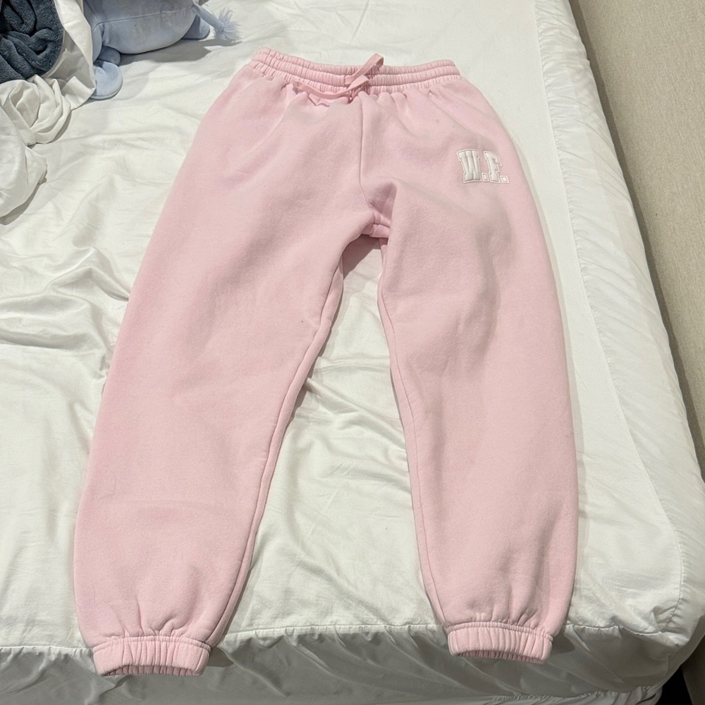 White Fox Boutique Light Pink Joggers